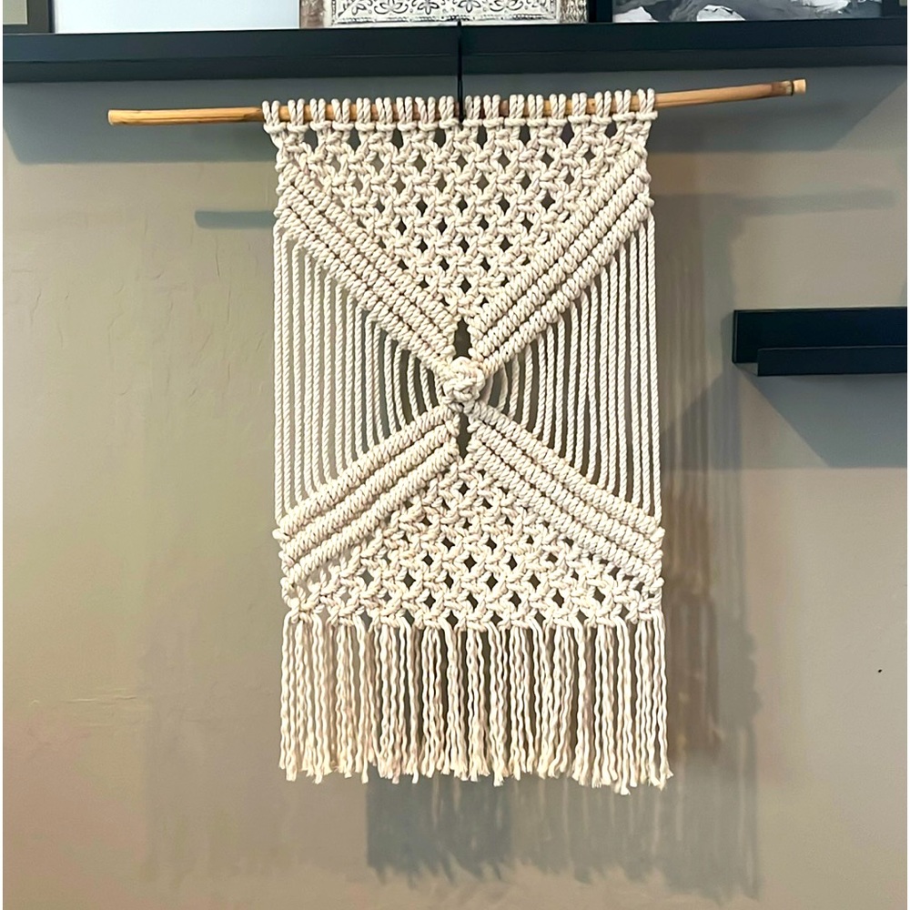 Handmade macrame wall hanging